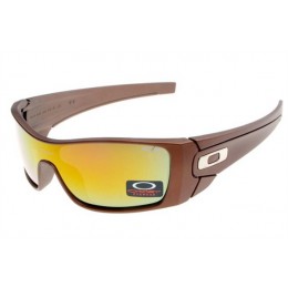 Oakley Fuel Cell In Earth Brown And Fire Iridium Sunglasses