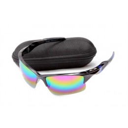 Oakley Half Jacket 2.0 Sunglass Polished Black And Fire Iridium Sunglasses