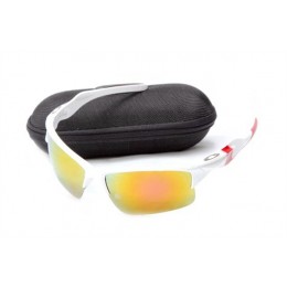 Oakley Half Jacket 2.0 Sunglass White And Fire Iridium Sunglasses