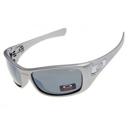 Oakley Hijinx In Matte Grey And Black Iridium Sunglasses