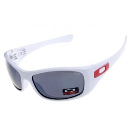 Oakley Hijinx White And Black Iridium Sunglasses