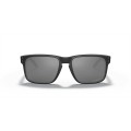 Oakley Holbrook Low Bridge Fit Matte Black Black Frame Prizm Black Polarized Lens Sunglasses