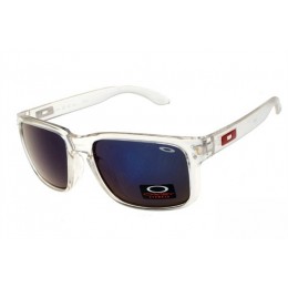 Oakley Holbrook White And Grey Iridium Sunglasses
