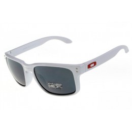 Oakley Holbrook White And Gray Iridium Sunglasses