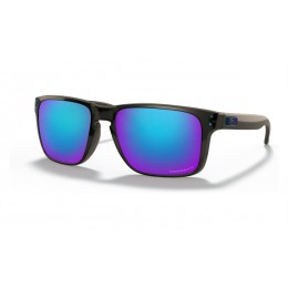 Oakley Holbrook Xl Grey Smoke Frame Prizm Sapphire Polarized Lens Sunglasses