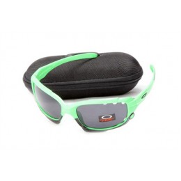Oakley Jawbone In Neon Green And Black Iridium Sunglasses