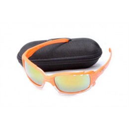 Oakley Jawbone In Orange Flare And Fire Iridium Sunglasses