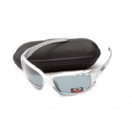 Oakley Jawbone In Silver Streak And Black Iridium Sunglasses