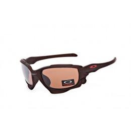 Oakley Jawbone In Dark Brown And Fire Iridium Sunglasses