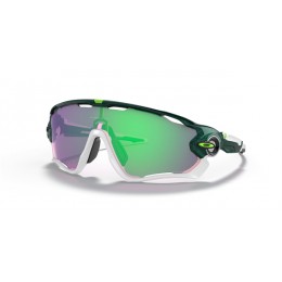 Oakley Jawbreaker Cavendish Edition Metallic Green Frame Prizm Jade Lens Sunglasses