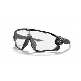 Oakley Jawbreaker Polished Black Frame Clear To Black Iridium Photochromic Lens Sunglasses