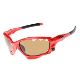 Oakley Limited Edition Fathom Racing Jacket In Island Red And Vr28 Sunglasses