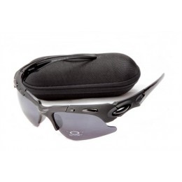 Oakley Plate In Matte Black And Black Iridium Sunglasses
