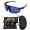 Oakley Radar Ev Polished Black And Prizm Blue Sunglasses
