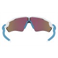Oakley Radar Ev Xs Path Youth Fit Polished White Frame Prizm Sapphire Lens Sunglasses