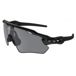 Oakley Radar Polished Black Frame Black Lens Sunglasses