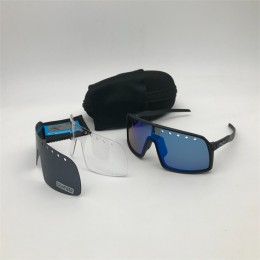 Oakley Sutro Matte Black And Prizm Blue Sunglasses