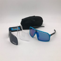 Oakley Sutro Polished Blue And Blue Iridium Sunglasses