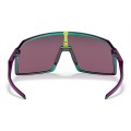Oakley Sutro Odyssey Collection Green Purple Shift Frame Prizm Road Black Lens Sunglasses