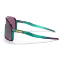 Oakley Sutro Odyssey Collection Green Purple Shift Frame Prizm Road Black Lens Sunglasses