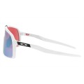 Oakley Sutro Polished White Frame Prizm Snow Sapphire Lens Sunglasses