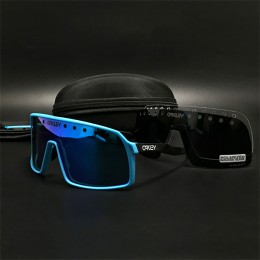 Oakley Sutro Black And Blue Sunglasses