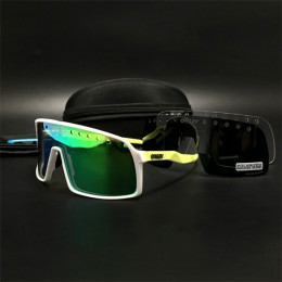 Oakley Sutro White With Yellow And Grey Ink Sunglasses