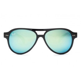 Ray Ban Rb1091 Cats 5000 Black And Light Blue Gradient Sunglasses