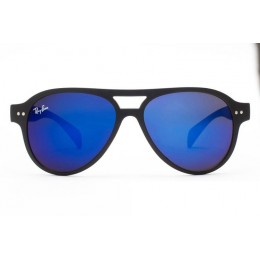 Ray Ban Rb1091 Cats 5000 Black And Blue Sunglasses