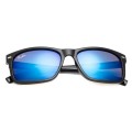 Ray Ban Rb20251 Wayfarer Black And Crystal Blue Sunglasses