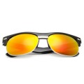 Ray Ban Rb20257 Clubmaster Black And Crystal Orange Sunglasses