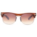 Ray Ban Rb20257 Clubmaster Brown And Crystal Brown Sunglasses