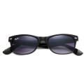 Ray Ban Rb2132 Wayfarer Black And Clear Purple Sunglasses