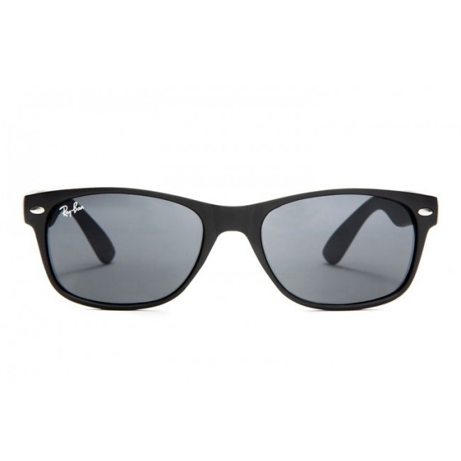 Ray Ban Rb2132 Wayfarer Black And Clear Grey Sunglasses