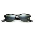Ray Ban Rb2132 Wayfarer Black And Light Green Sunglasses