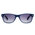 Ray Ban Rb2132 Wayfarer Blue And Clear Purple Sunglasses