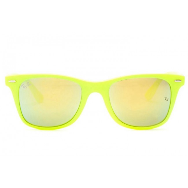 Ray Ban Rb2132 Wayfarer Bright Green And Green Sunglasses