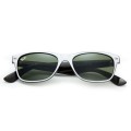 Ray Ban Rb2132 Wayfarer Silver And Light Green Sunglasses