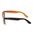 Ray Ban Rb2140 Original Wayfarer Black With Orange And Light Brown Sunglasses