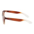 Ray Ban Rb2140 Original Wayfarer Clear Brown And Light Orange Sunglasses