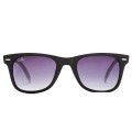 Ray Ban Rb2157 Wayfarer Black And Clear Purple Sunglasses