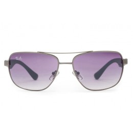 Ray Ban Rb2483 Aviator Silver And Light Purple Sunglasses