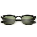 Ray Ban Rb3016 Clubmaster Black And Green Sunglasses