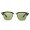 Ray Ban Rb3016 Clubmaster Black And Clear Green Sunglasses