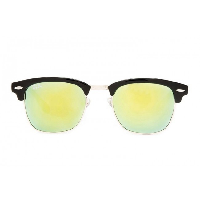Ray Ban Rb3016 Clubmaster Black And Jade Sunglasses