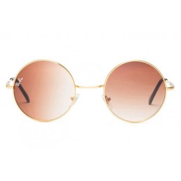Ray Ban Rb3088 Round Metal Gold And Light Ruby Sunglasses