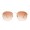 Ray Ban Rb3089 Round Gold And Light Brown Gradient Sunglasses