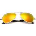 Ray Ban Rb3806 Aviator Gold And Ruby Gradient Sunglasses