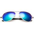 Ray Ban Rb3806 Aviator Gold And Green Sunglasses