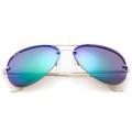 Ray Ban Rb3806 Aviator Gold And Jade Gradient Sunglasses